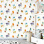 Holden Décor Multicolour Jungle animals Smooth Wallpaper
