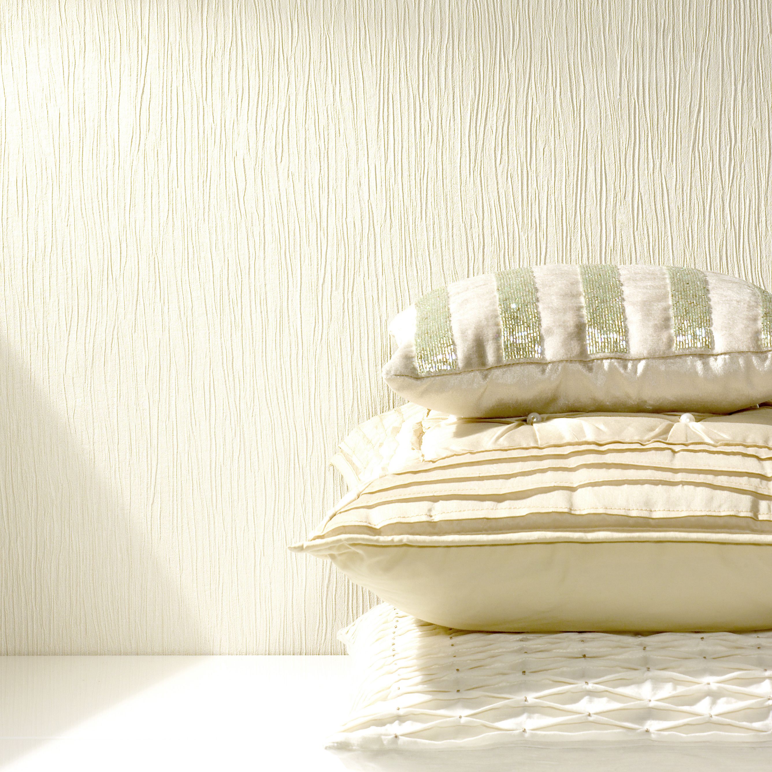 Holden Décor Opus Loretta Neutral Embossed Wallpaper Sample