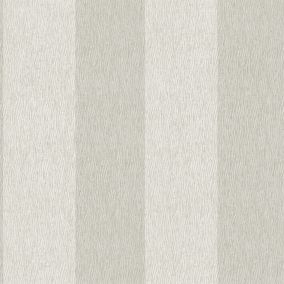 Holden Décor Striped Silver glitter effect Smooth Wallpaper
