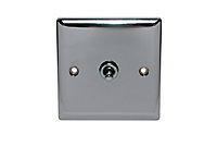 Holder Chrome 10A 2 way 1 gang Raised Toggle Switch