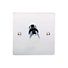 Holder Chrome effect Single 2 way Dimmer switch