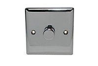 Holder Chrome effect Single 2 way Dimmer switch