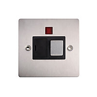 Holder Steel 13A 1 gang Flat Fused spur Switch