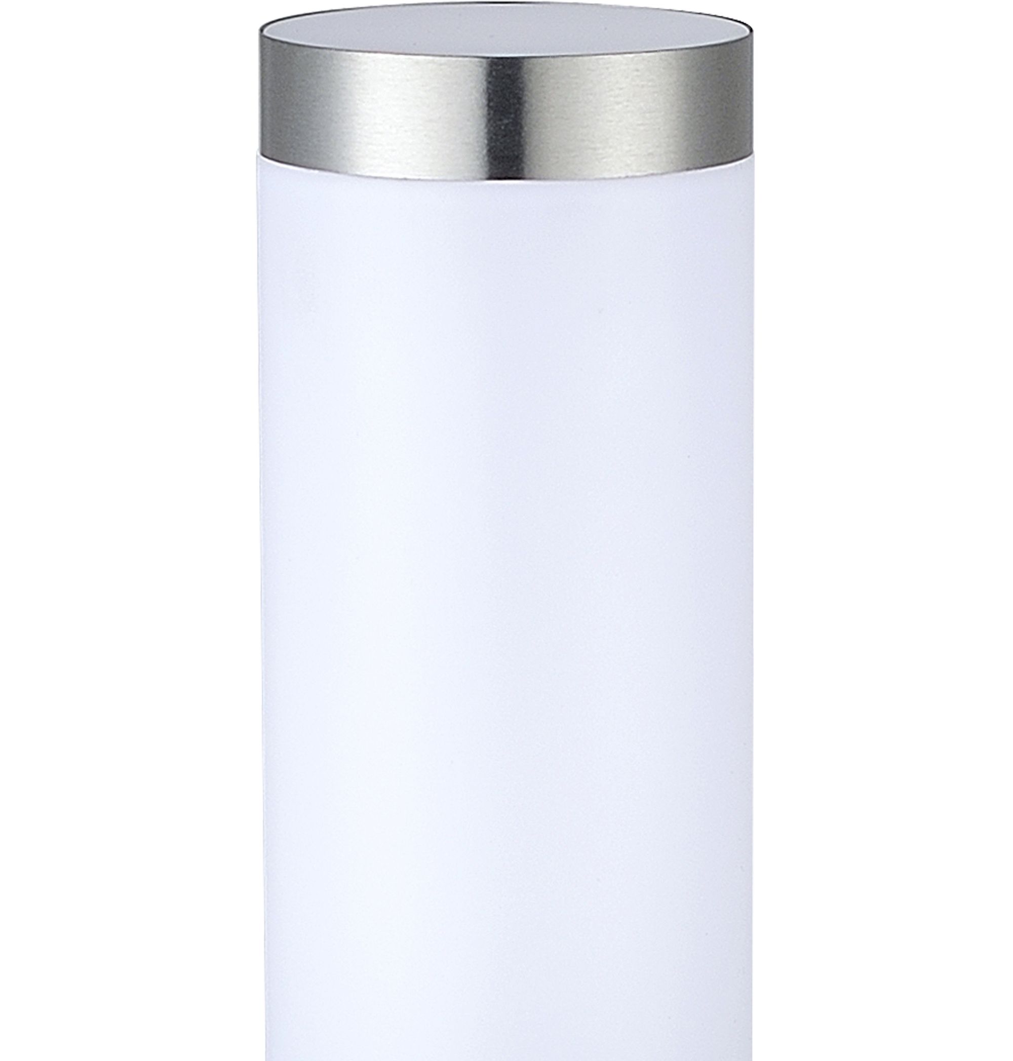Hollis Fixed Matt Stainless Steel PIR Motion sensor Outdoor Wall light 15W