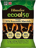 Homefire Ecoal Solid fuel briquettes, 10kg