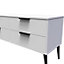 Hong Kong Ready assembled Matt grey 4 Drawer Chest of drawers (H)505mm (W)1120mm (D)415mm