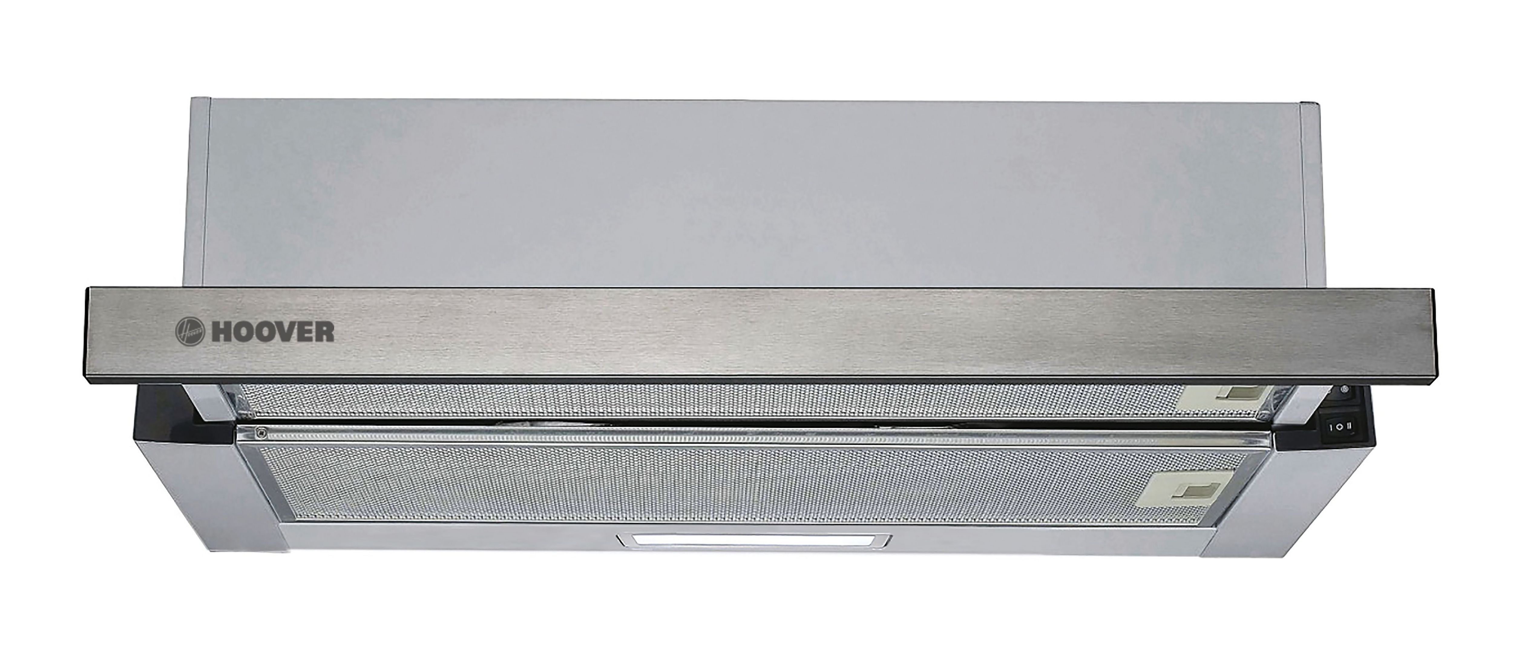 Hoover H-Hood 100 HHT6300/2X/1 / 36901789 Telescopic Cooker hood (W)60cm - Stainless steel effect