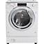 Hoover HBWDO8514TAHC-80 8kg/5kg Built-in Condenser Washer dryer - White
