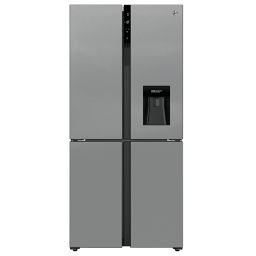 Hoover HSC818FXWDK 70:30 American style Freestanding Fridge freezer