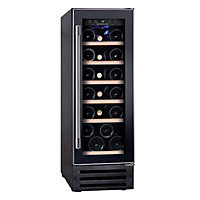 Hoover HWCB 30 UK Wine cooler - Black with stainless steel frame