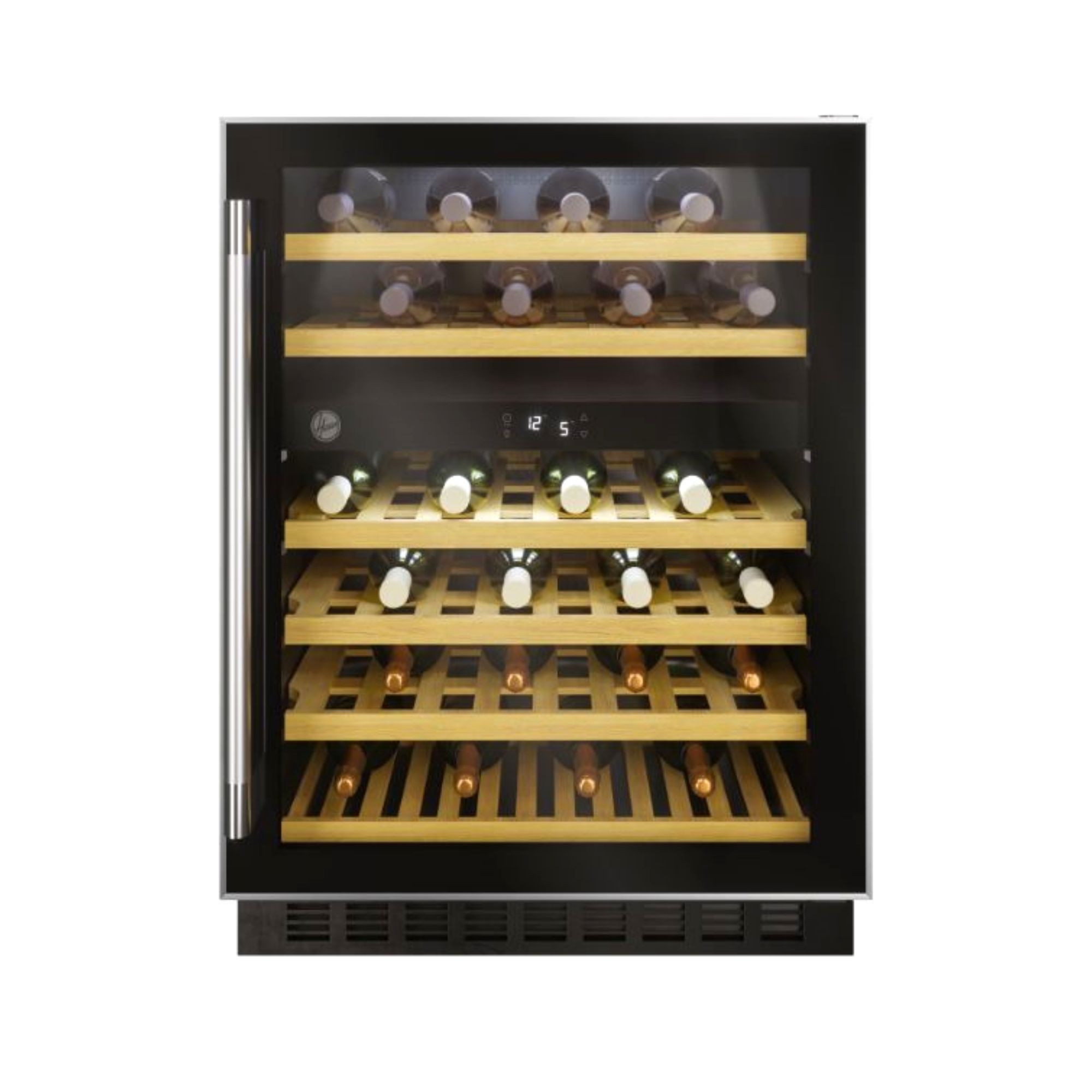 Hoover HWCB60 UK/N Builtin & freestanding Wine cooler Black Tradepoint