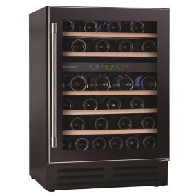Hoover HWCB60UK Black Stainless steel effect 46 bottles Wine cooler