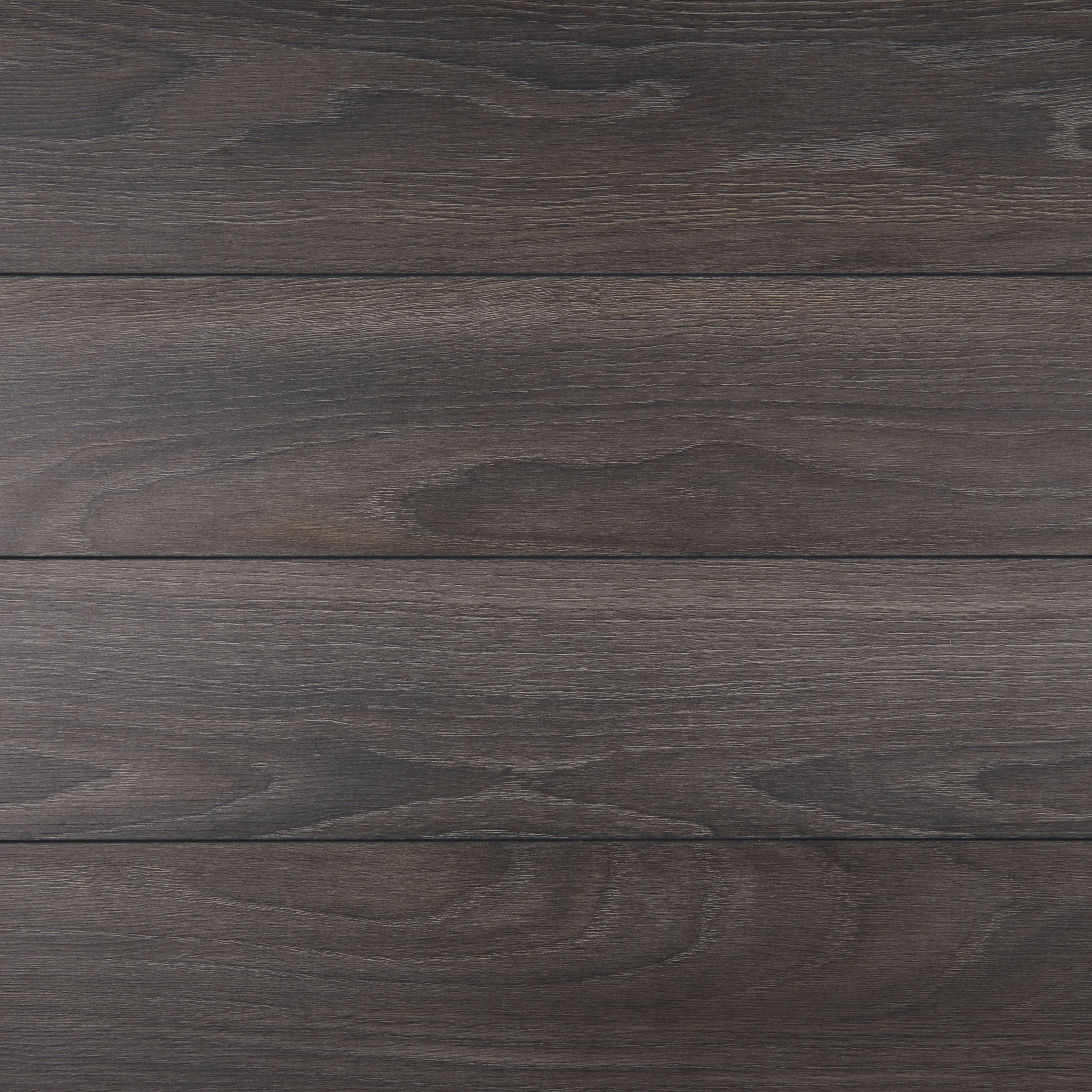 Horsham Grey Gloss Oak effect Laminate Flooring Sample