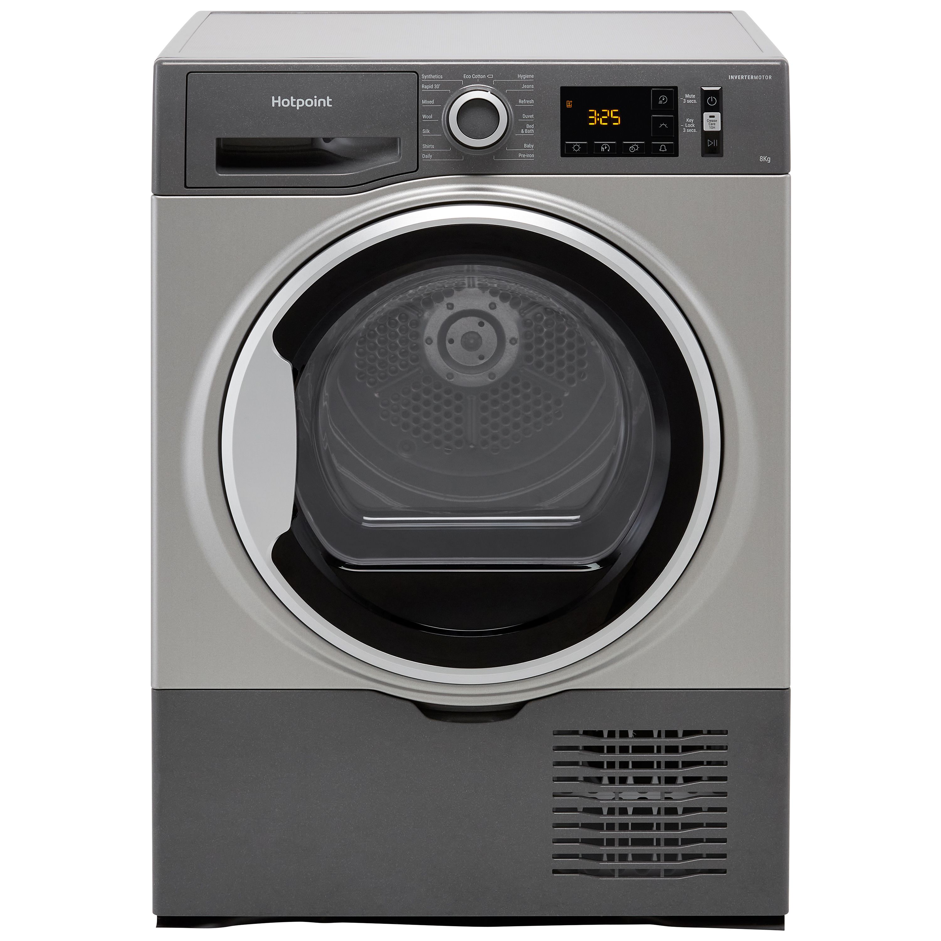 Hotpoint H3D81GSUK_GH 8kg Freestanding Condenser Tumble Dryer ...