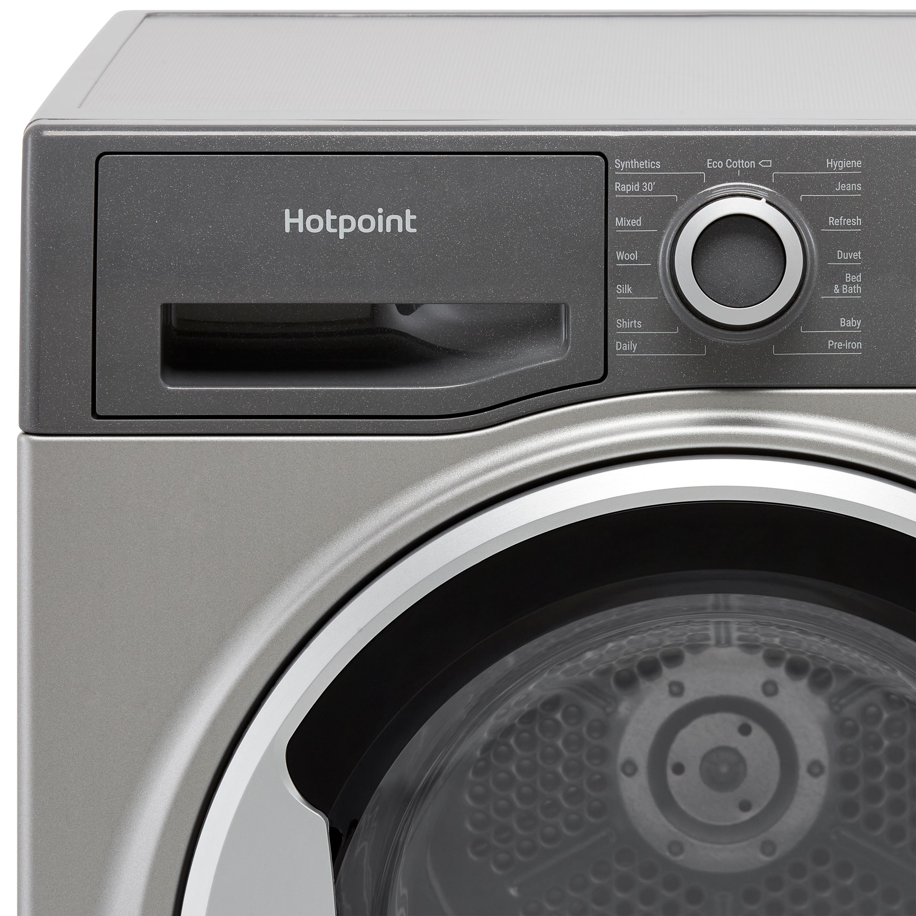 Hotpoint H3D81GSUK_GH 8kg Freestanding Condenser Tumble dryer - Graphite