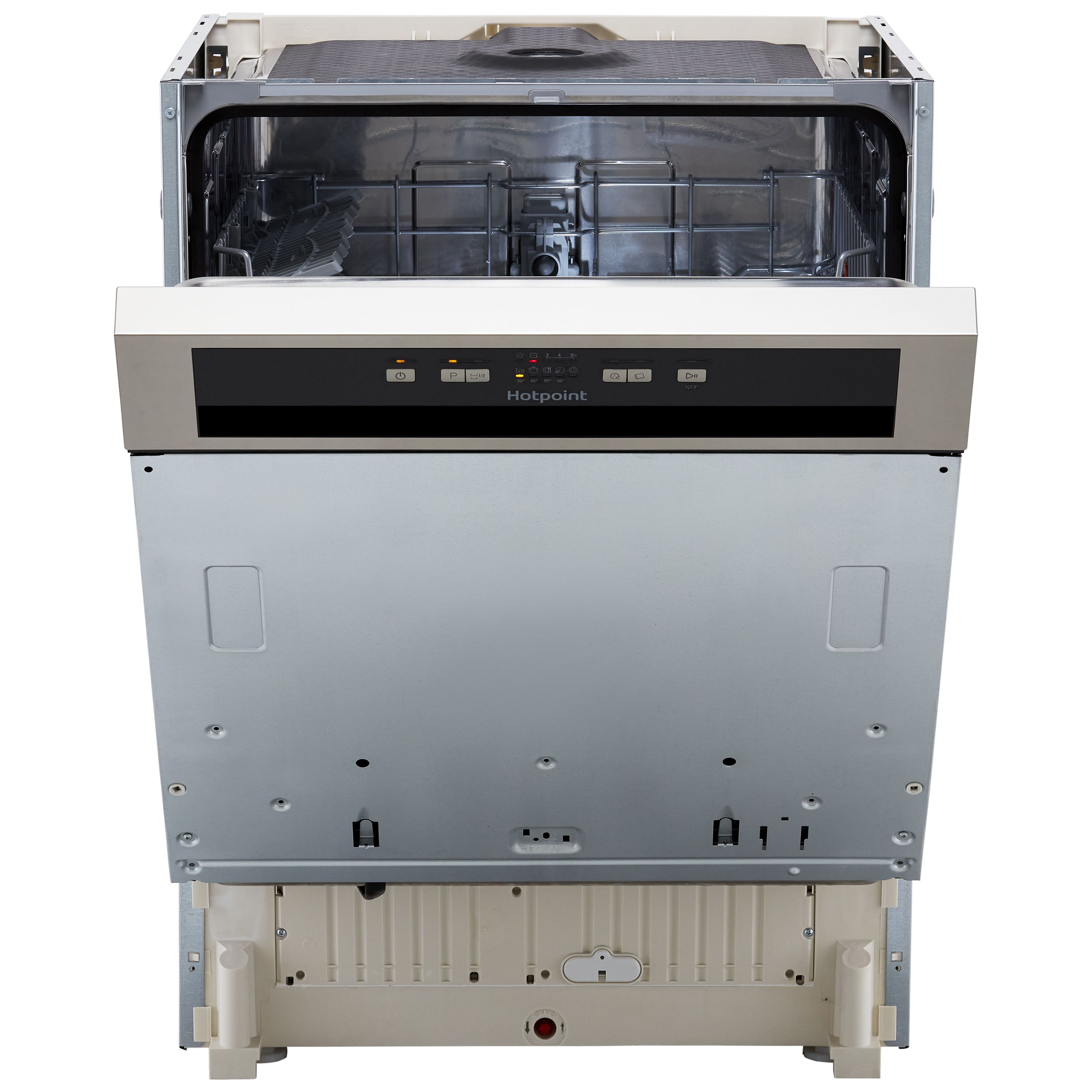 Hotpoint HBC2B19XUKN_SI Integrated Full size Dishwasher Silver effect