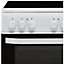 Hotpoint HD5V92KCW_WH 50cm Double Electric Cooker with Ceramic Hob - White