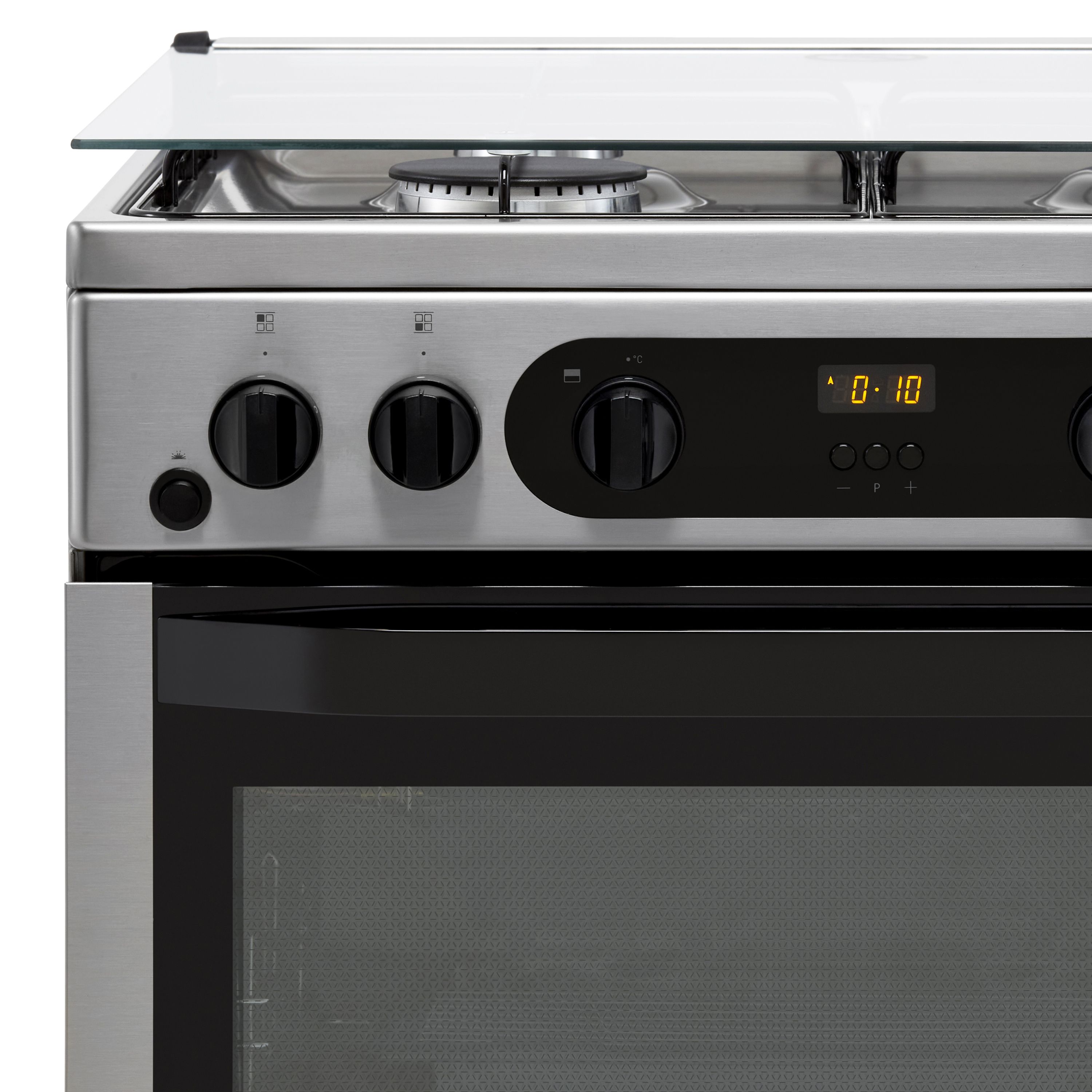 Hotpoint HDM67G0CCX/UK 60cm Double Gas Cooker with Gas Hob