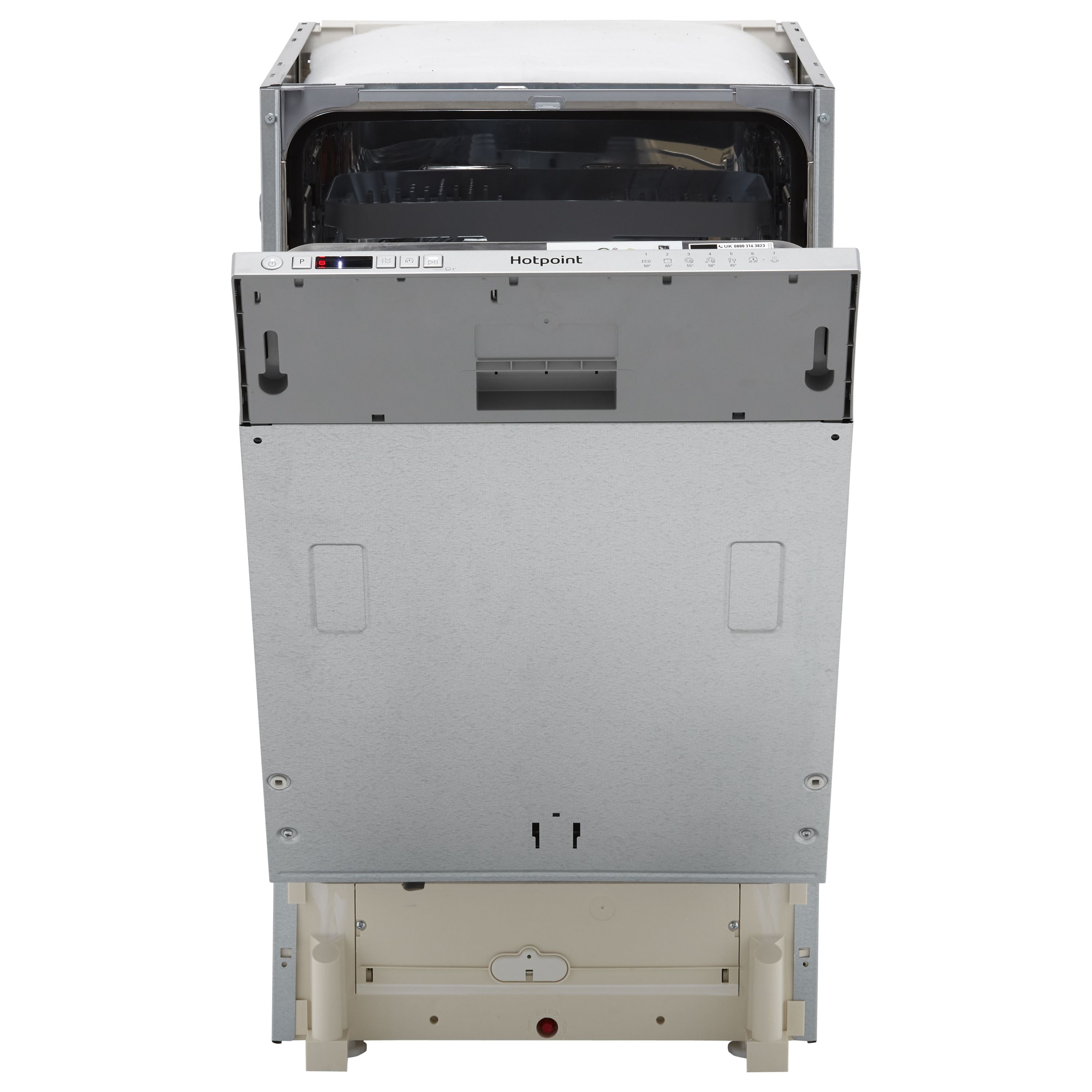 Hotpoint HSIC3M19CUKN Integrated Slimline Dishwasher Silver Tradepoint