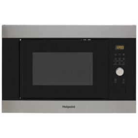 Hotpoint MF25GIXH_SSE Built-in Microwave with grill - Stainless steel effect
