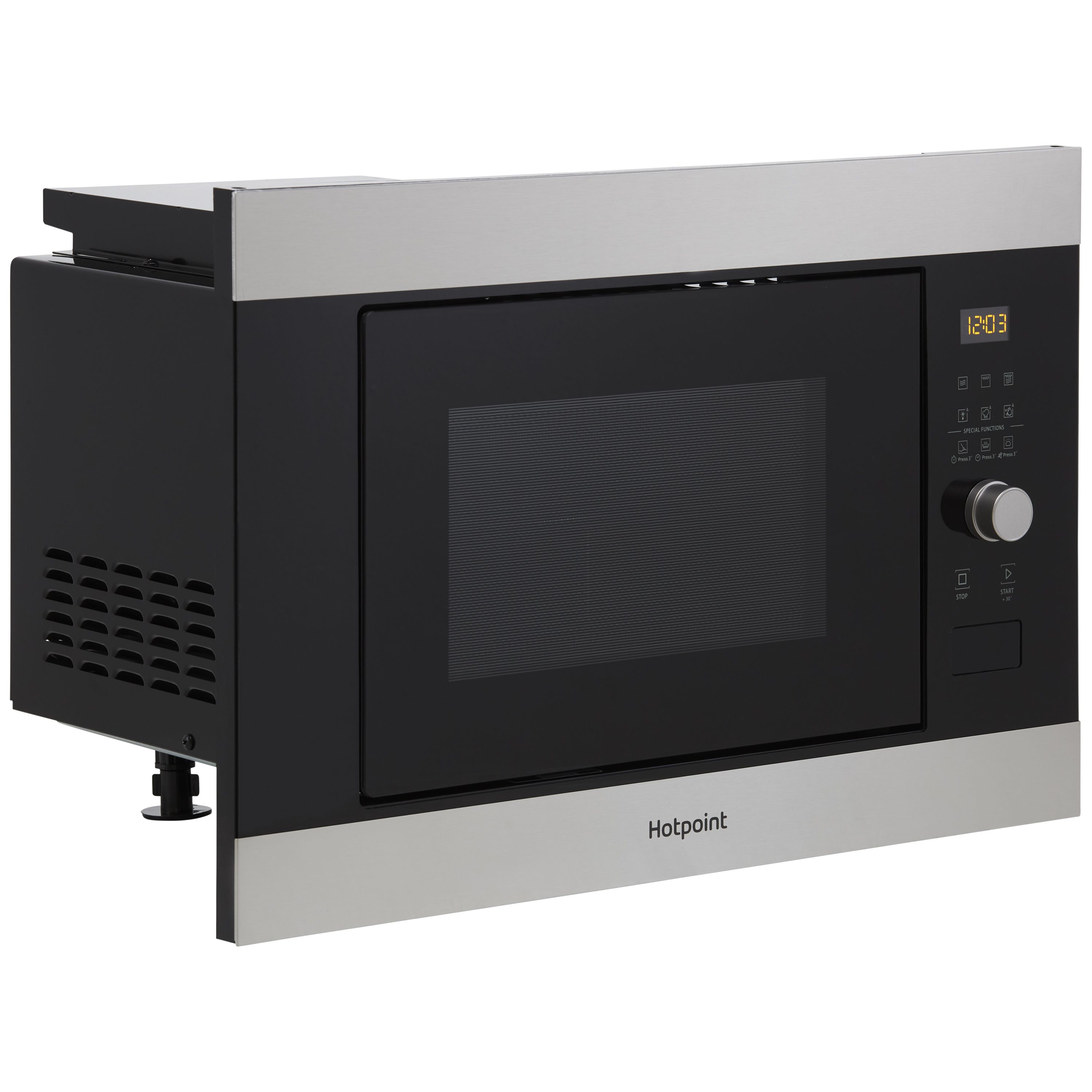 Hotpoint MF25GIXH_SSE Built-in Microwave with grill - Stainless steel effect