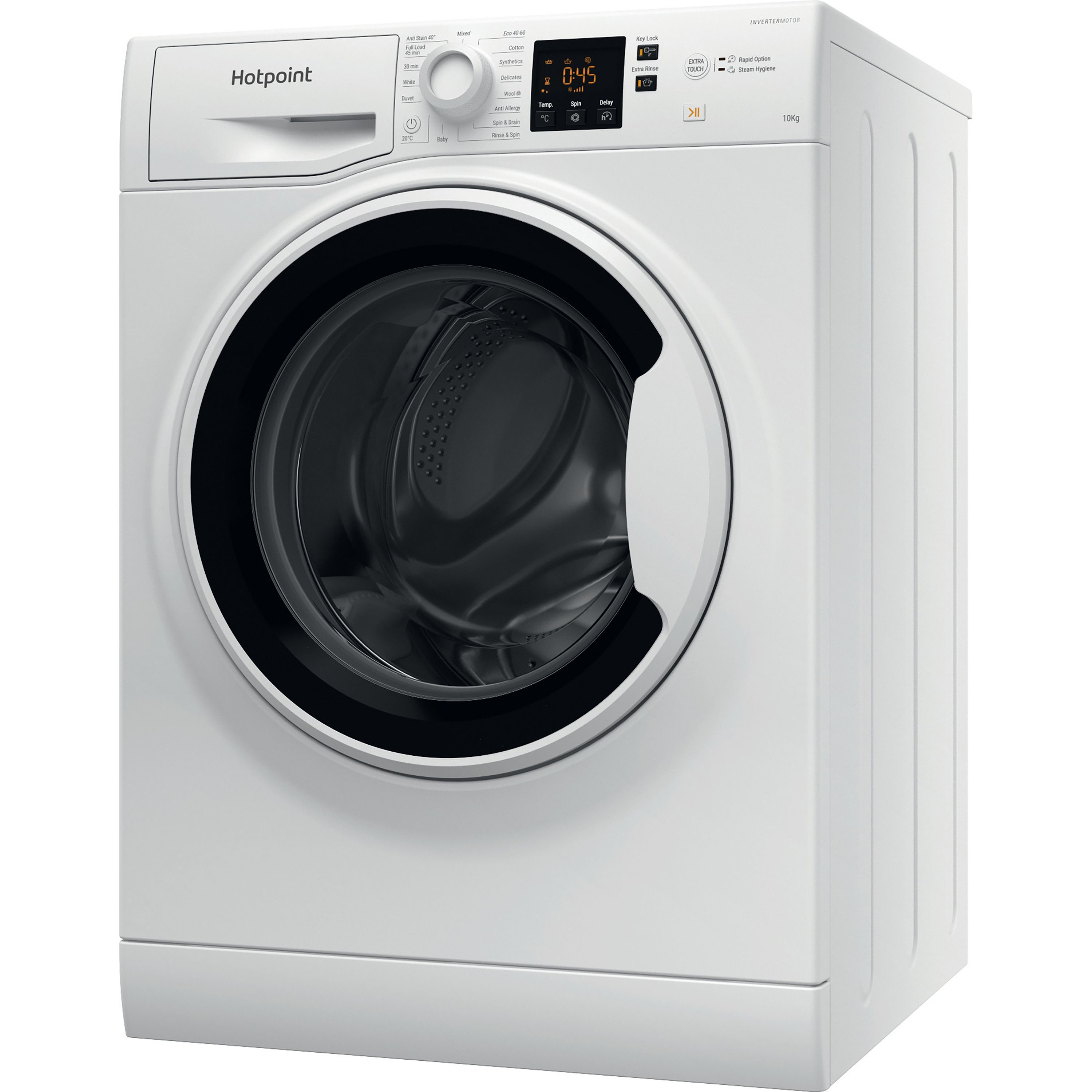 Hotpoint NSWA1045CWWUKN_WH 10kg Freestanding 1400rpm Washing machine - White