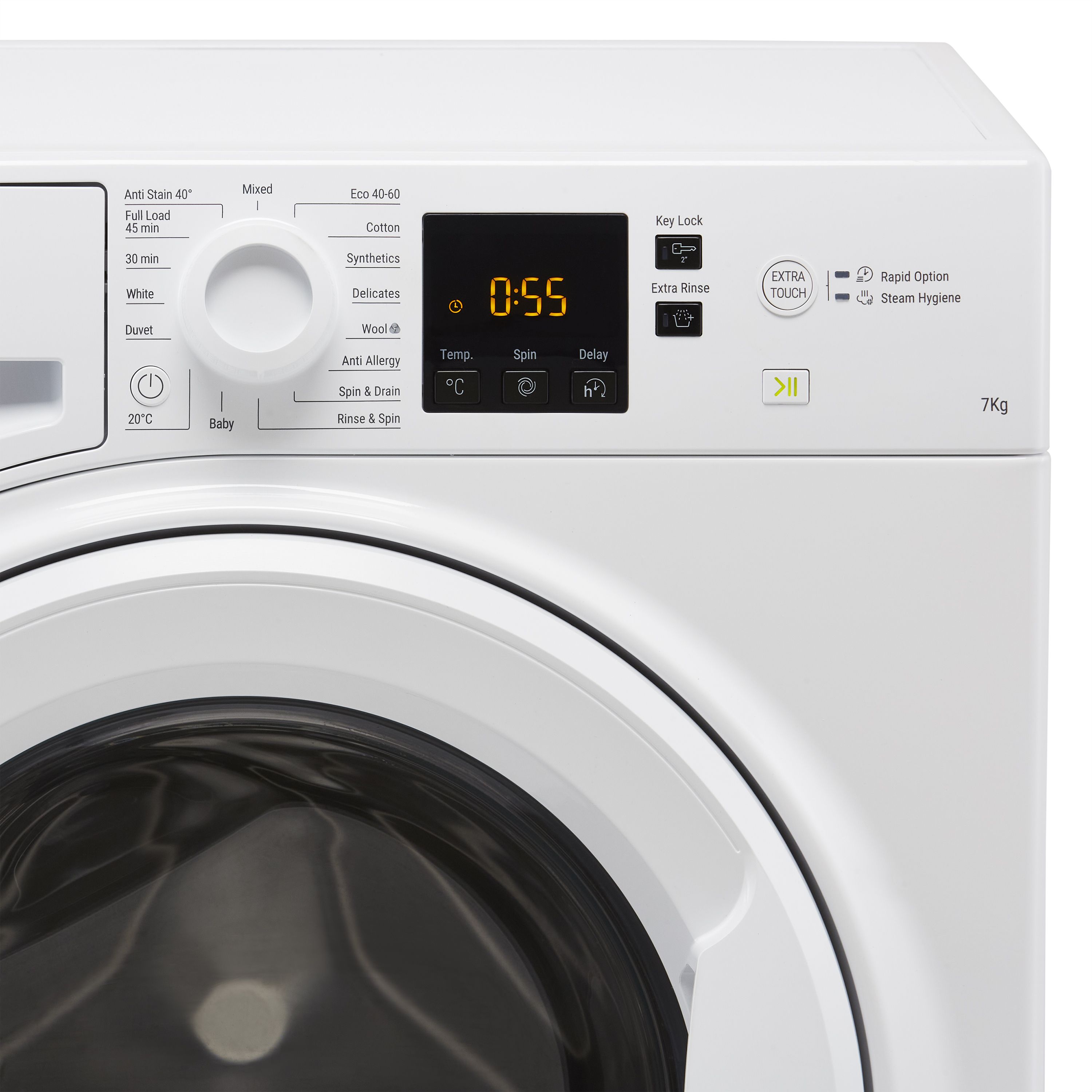 hotpoint nswm743uwuk 7kg 1400 spin washing machine