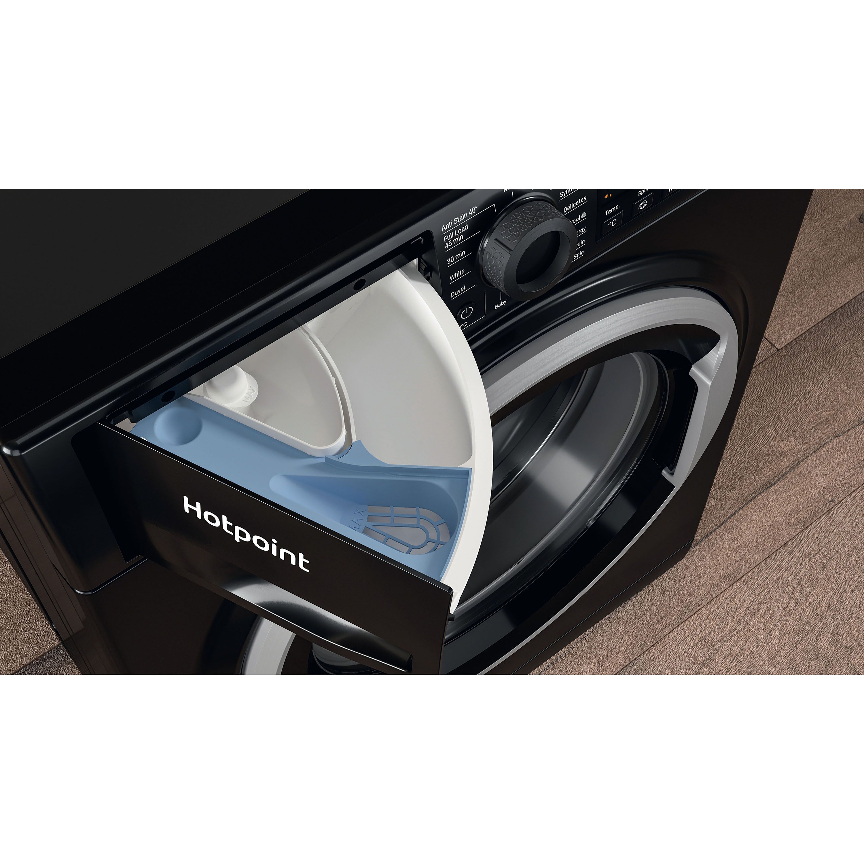Hotpoint NSWM965CBSUKN_BK 9kg Freestanding 1600rpm Washing machine - Black