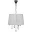 Hovland White Chrome effect 3 Lamp Pendant ceiling light, (Dia)400mm