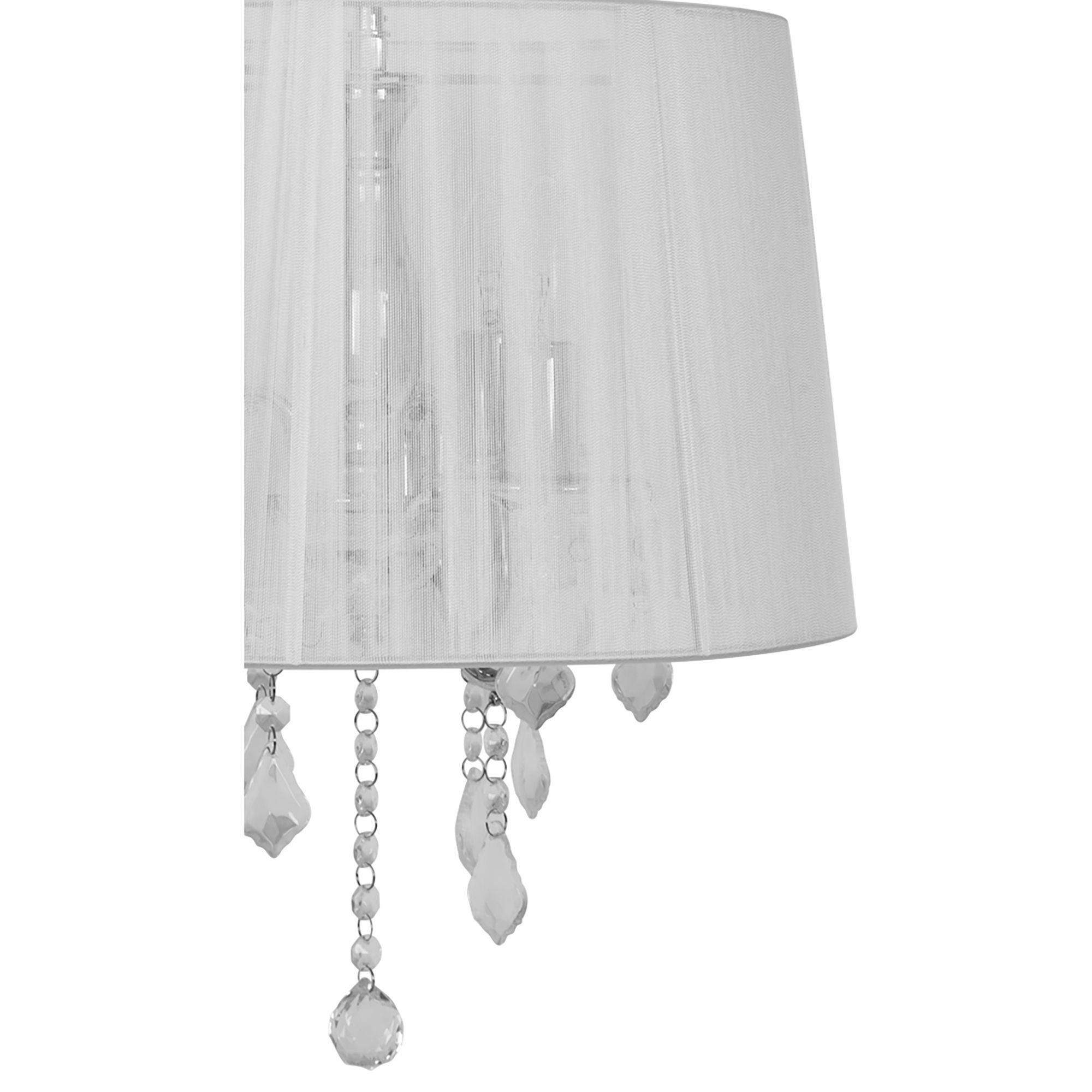Hovland White Chrome effect 3 Lamp Pendant ceiling light, (Dia)400mm