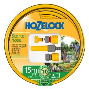 Hozelock 7215 Grey & yellow Hose pipe (L)15m