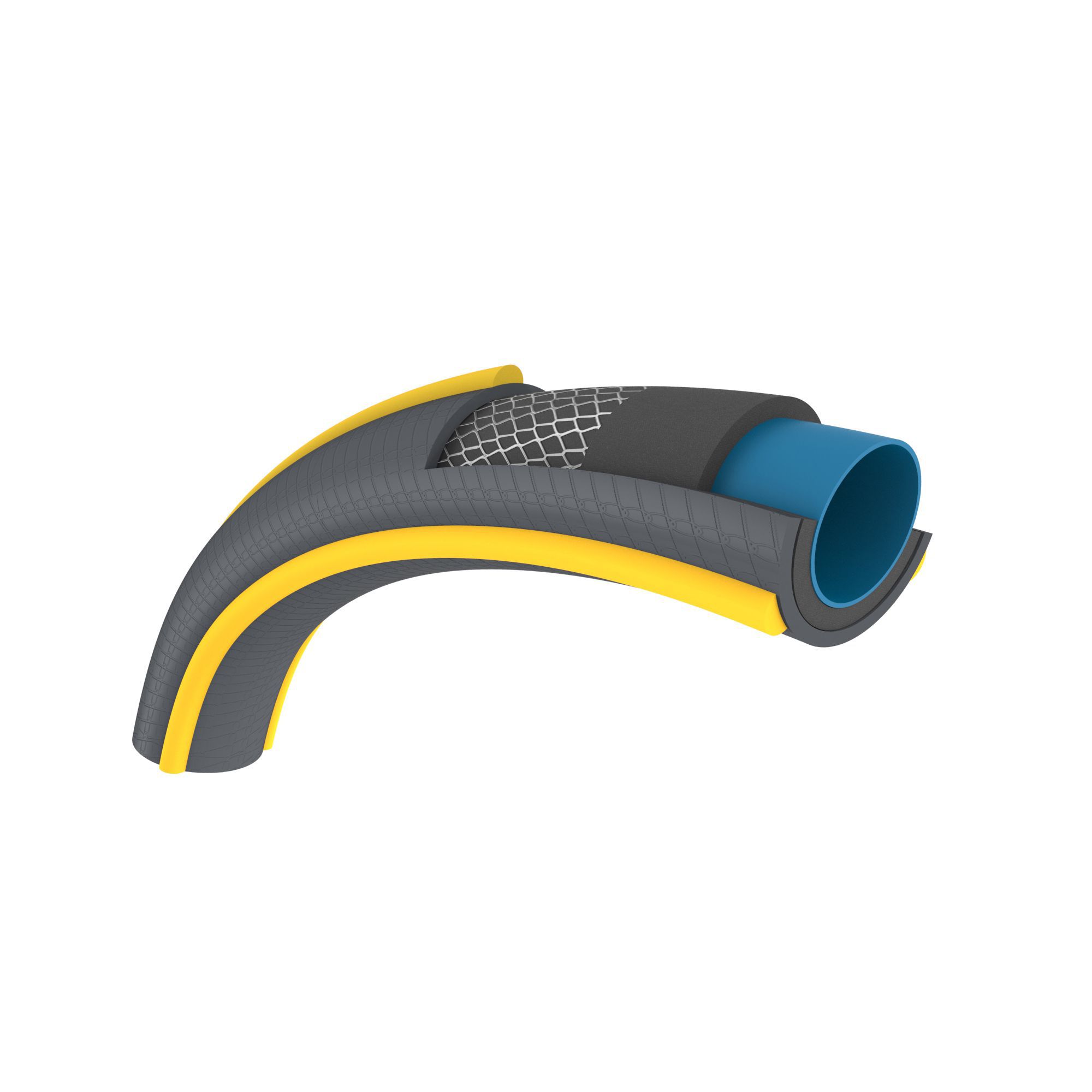 Hozelock Ultramax 116240 Grey & yellow 5-layer reinforced hose pipe (L)15m