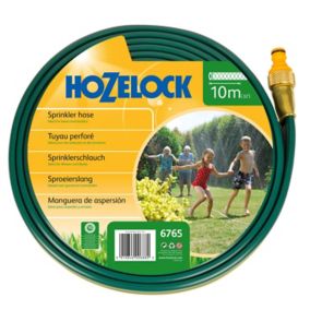 Hozelock Yellow Sprinkler Hose pipe (L)10m