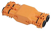 Hylec Orange 16A 4 way Gel filled cable connector