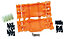 Hylec Orange 16A 4 way Gel filled cable connector