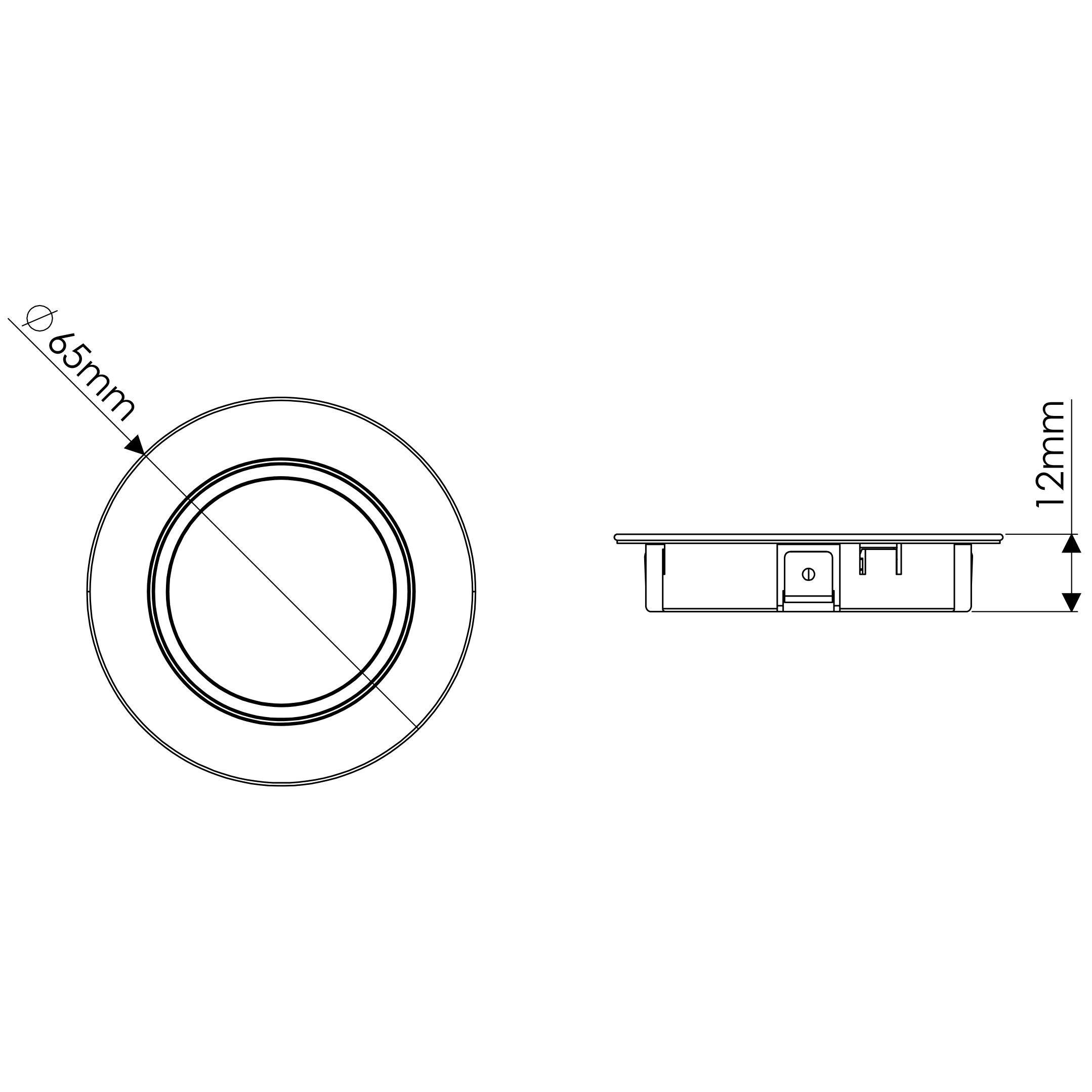 Hype Stainless steel effect Mains-powered LED Variable white Under cabinet light IP20 (L)65mm (W)65mm, Pack of 3