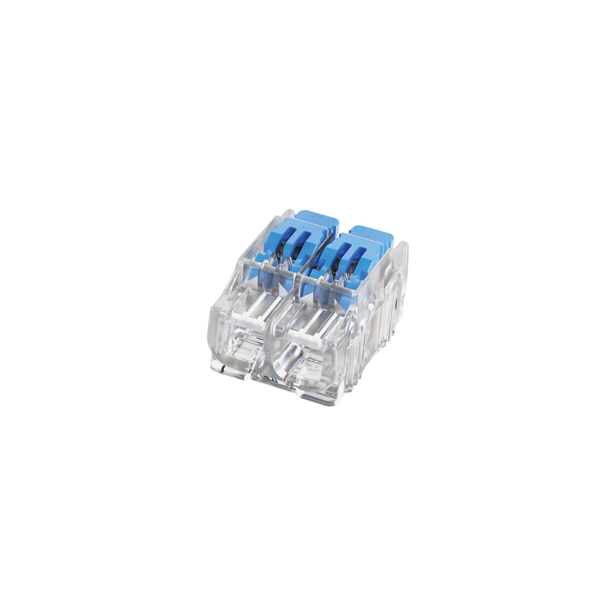 Ideal Industries Blue 32A 2 port Lever connector - 4.00mm², Pack of 30