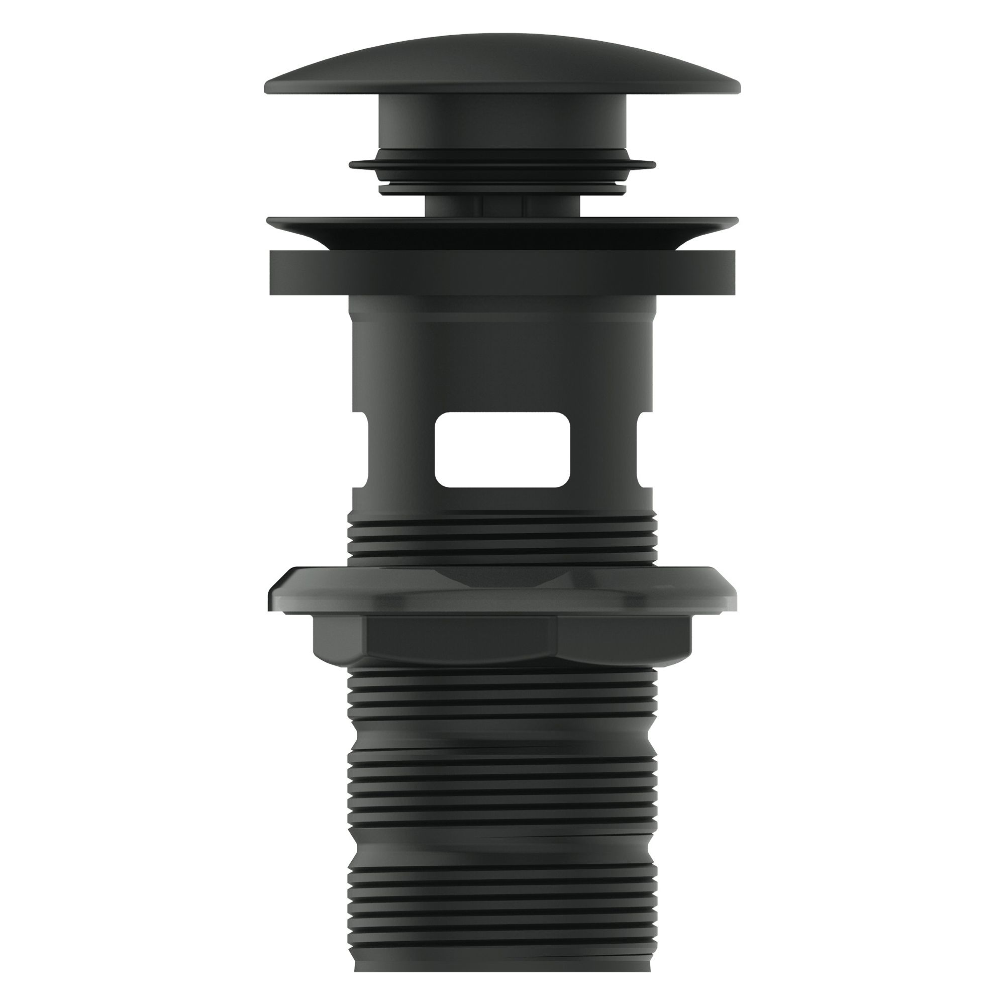 Ideal Standard Brass Black Drop click Basin plug 1¼"
