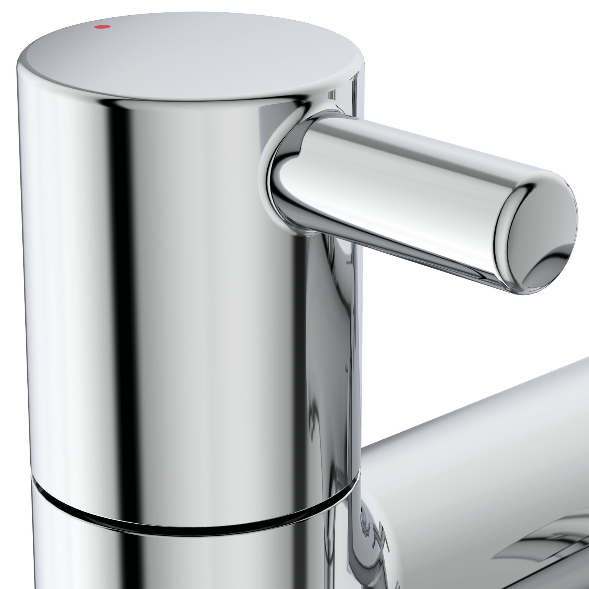 Ideal Standard Ceraline Chrome effect Ceramic disk Surface-mounted Double Shower mixer Tap