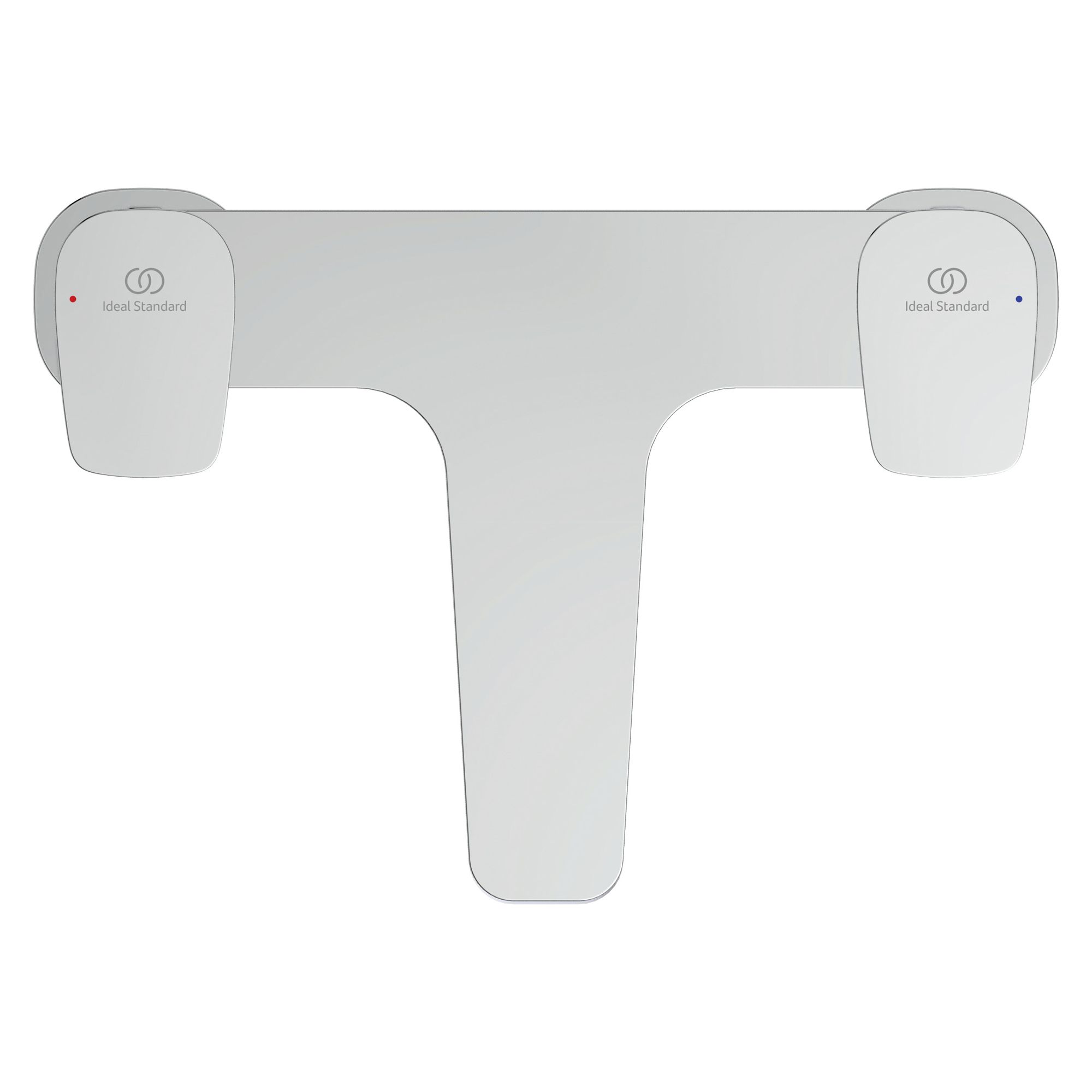Ideal Standard Ceraplan Gloss Chrome effect Surface-mounted Double Bath Filler Tap