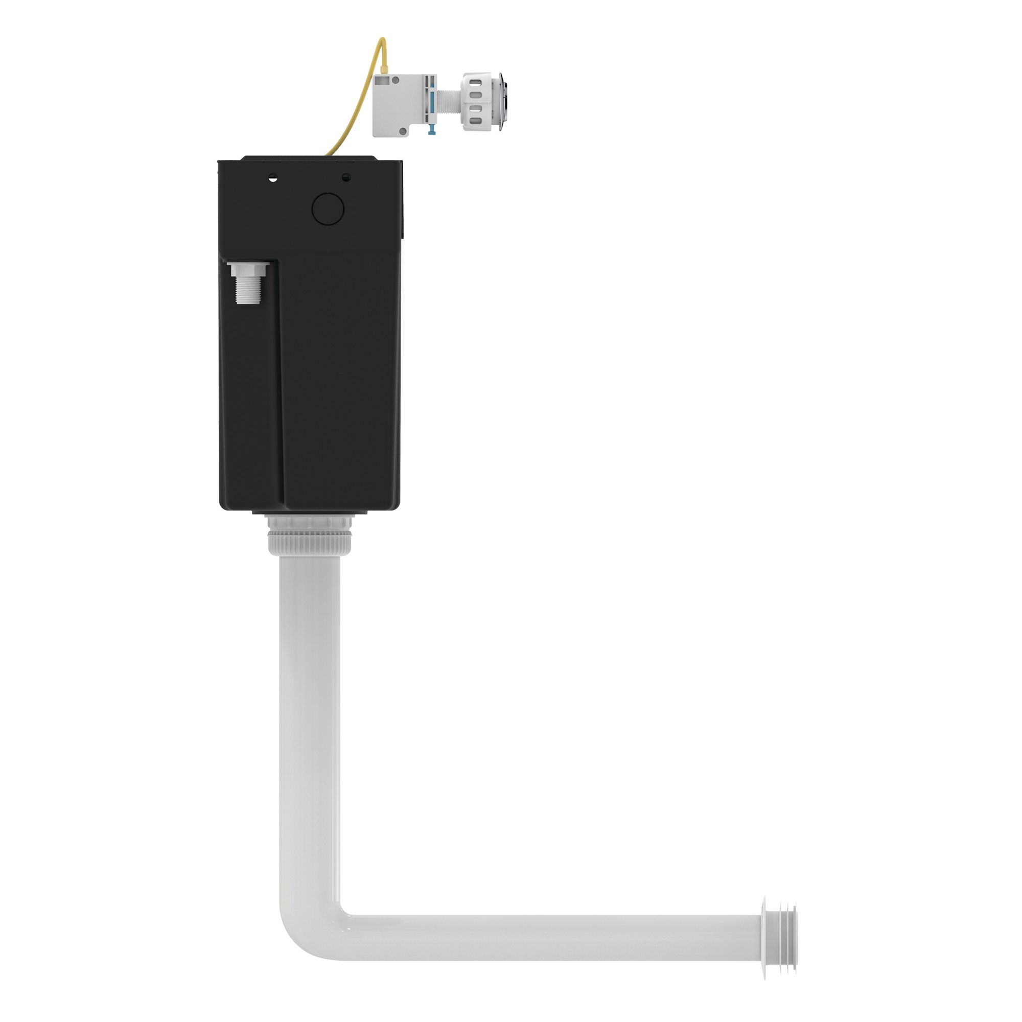 Ideal Standard Conceala Black Concealed Water-saving Cistern (H)275mm (W)15cm (D)15cm