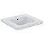 Ideal Standard Concept Freedom Accessible Gloss White Rectangular Wall-mounted Basin (W)60cm
