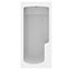 Ideal Standard Concept Freedom Gloss White Right-hand Easy access bath (L)1695mm (W)795mm
