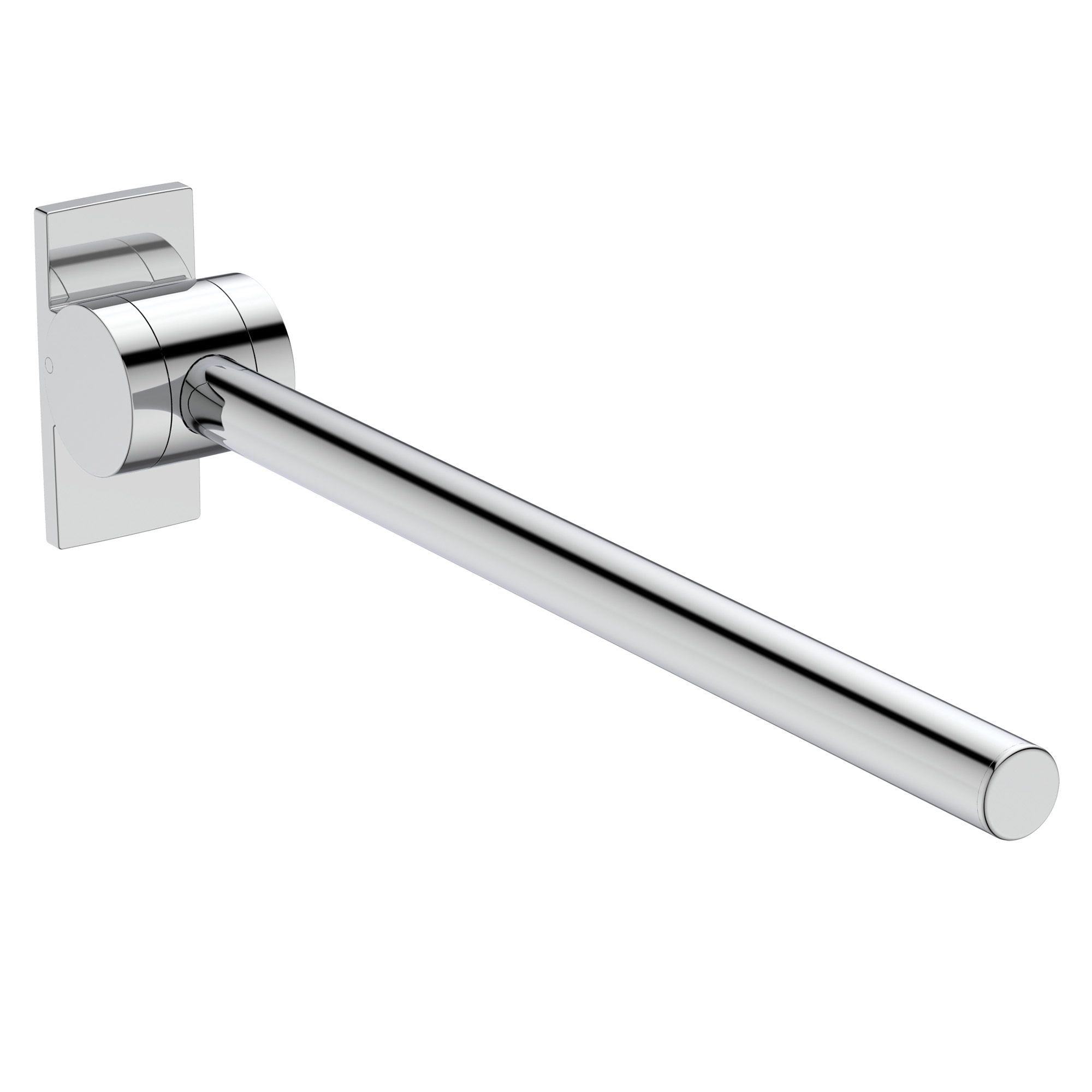 Ideal Standard Concept Freedom Hinged Chrome effect Straight Support Grab rail (L)800mm