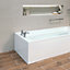 Ideal Standard Concept Freedom White Rectangular End Bath panel (H)43cm (W)78.5cm