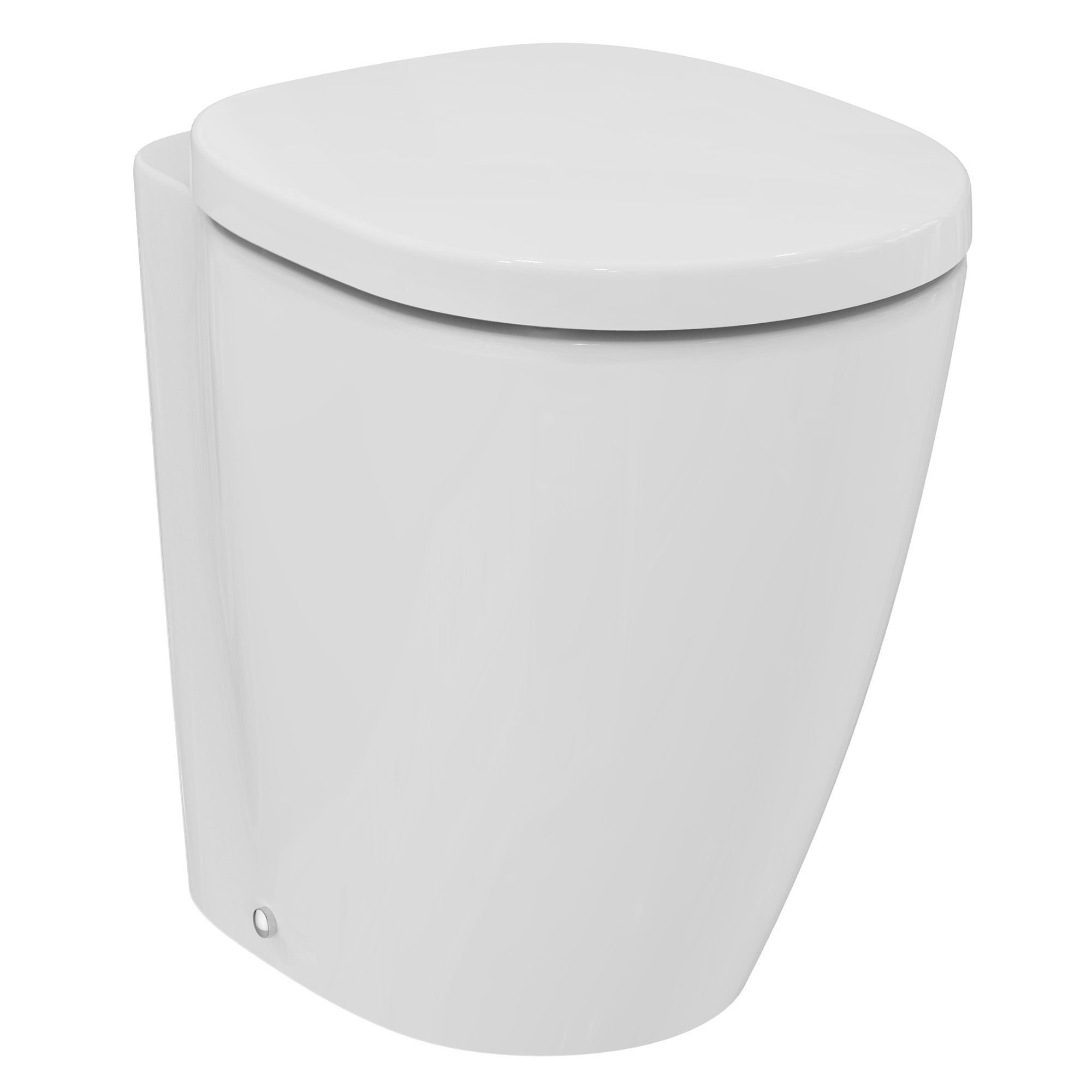 Ideal Standard i.life A White Standard Back to wall Square Toilet set with Soft  close seat