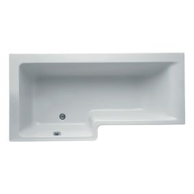 Ideal Standard Concept Space Gloss White Left-hand Easy access bath (L)1695mm (W)845mm