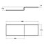Ideal Standard Concept Space White Rectangular Front Bath panel (H)51cm (W)151cm