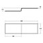 Ideal Standard Concept Space White Rectangular Front Bath panel (H)51cm (W)169.5cm