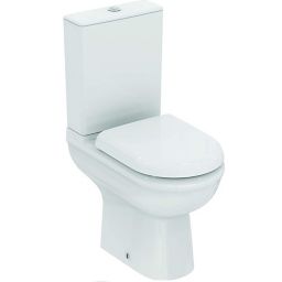 Ideal Standard Della Open back close-coupled Rimless Standard Toilet & cistern with Soft close seat